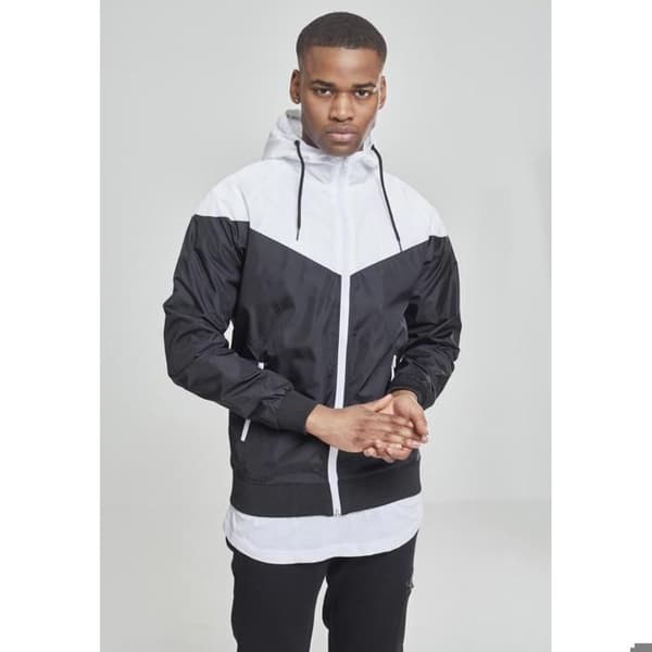 Vindjacka - URBAN CLASSICS - Pil - Svart/Vit - Multisport - Vuxen