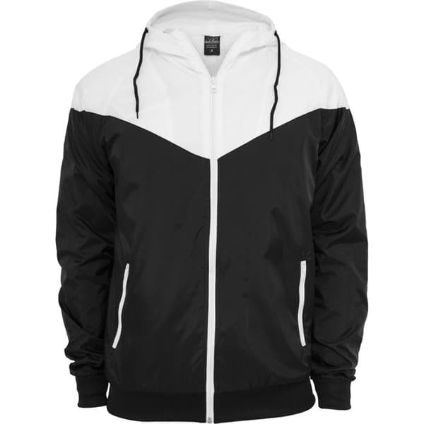 Vindjacka - URBAN CLASSICS - Pil - Svart/Vit - Multisport - Vuxen