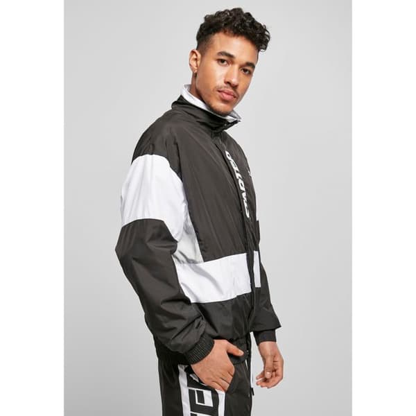 Sportjacka - Urban Classics - Starter Retro Track - Svart/Vit - Bekväm - Retro design
