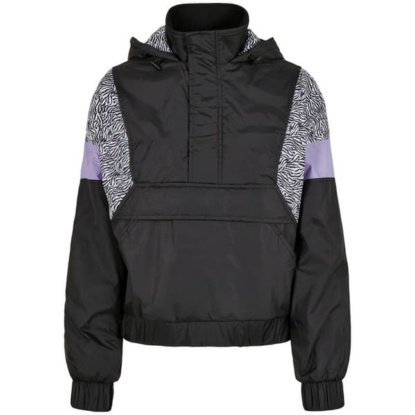 Vattentät jacka för kvinnor i stora storlekar Urban Classics aop mixed pull