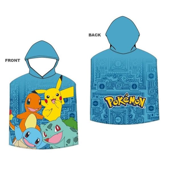 Pokémon Characters Bath Poncho