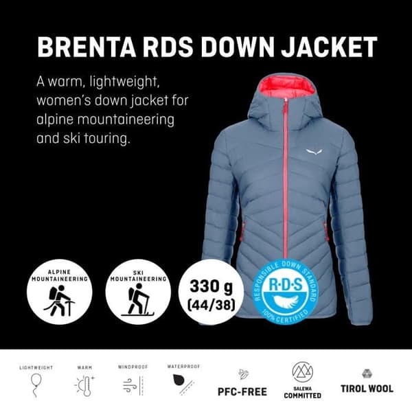 Salewa Parka - 00-0000027884 - BRENTA RDS DWN W JKT, dunjacka, dam
