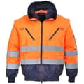 Miniatyrbild 1 av 4: Blouson pilot 3 i 1 - Portwest - PJ50 - Hög synlighet - Orange/Blå - Unisex
