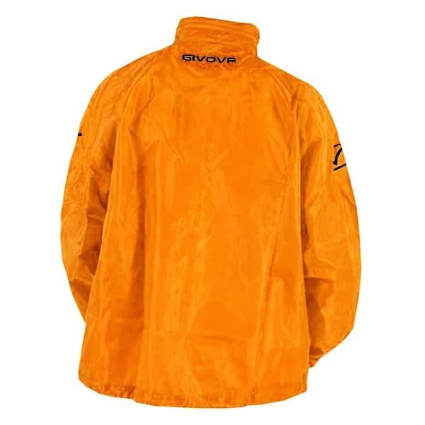Fotbolljacka - GIVOVA - Rain Basico - Vattentät - Andningsbar - Orange