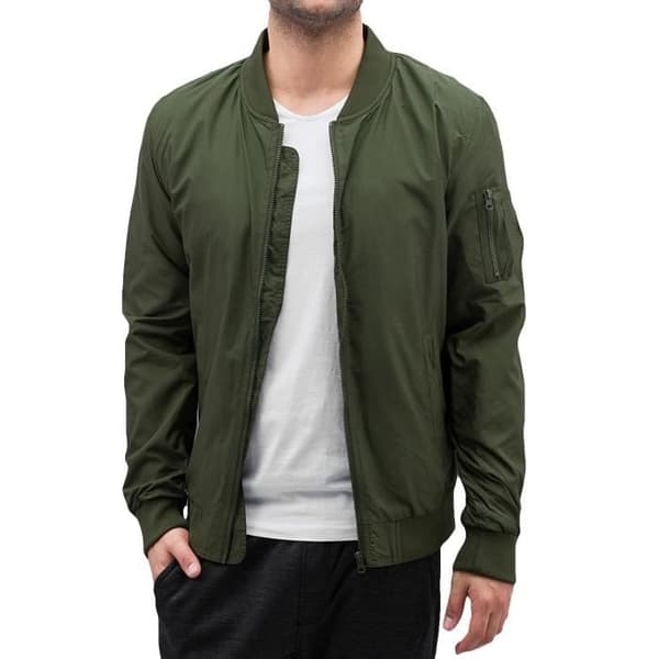 Urban Classics bomberjacka - Herr - Röd - 100% Polyester