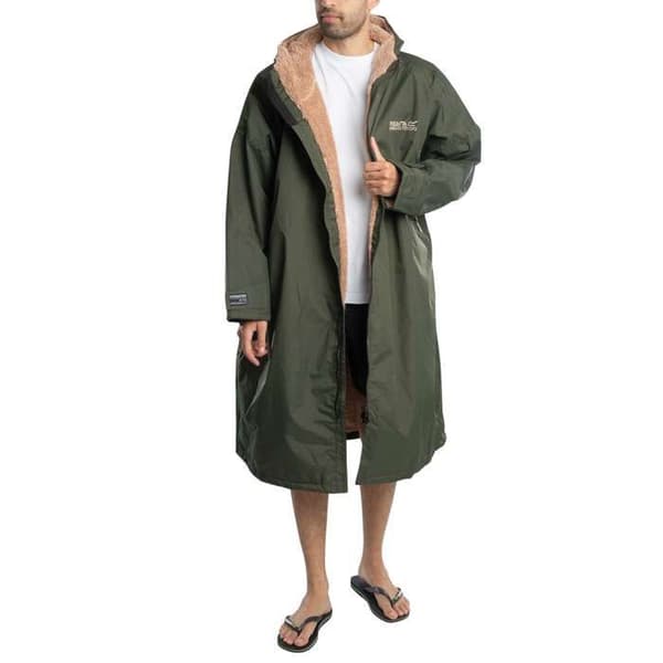 Vattentät poncho för blöjbyte - Regatta - Grön - 100% Polyester - Man - Höst/Vinter