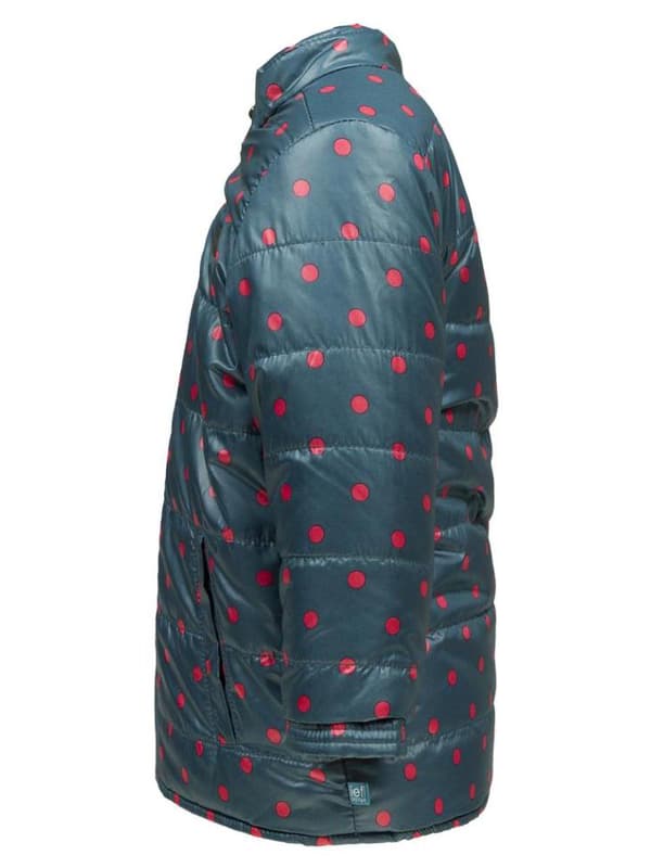 Höstjacka för flickor, dubbelsidig, grön, rosa, Lief