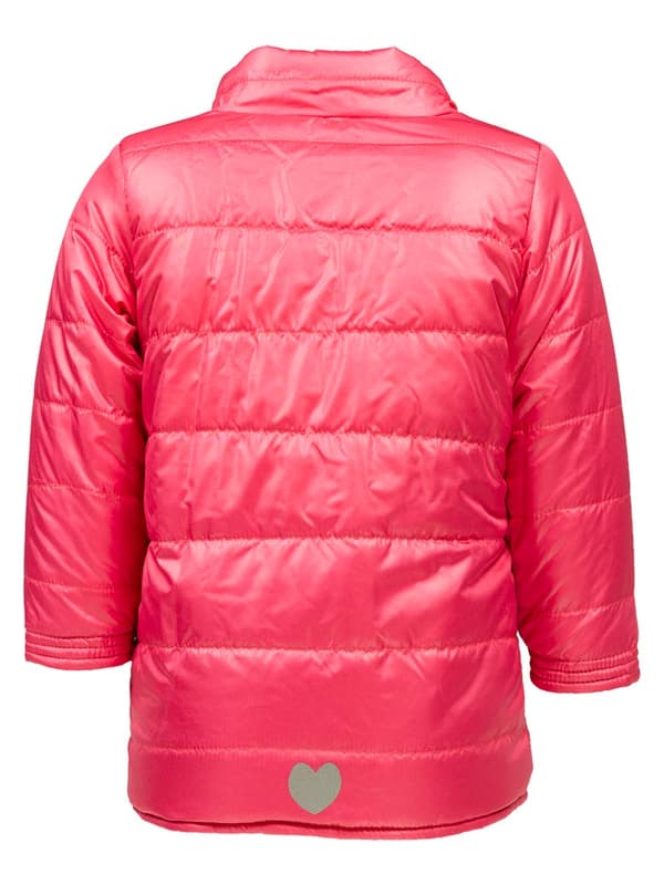 Höstjacka för flickor, dubbelsidig, grön, rosa, Lief