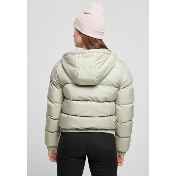 Tjejjacka Urban Classics med huva och vadderad design
