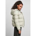 Miniatyrbild 6 av 6: Damjacka - Urban Classics - Hooded puffer jacket - Stora storlekar - Polyester - Svart
