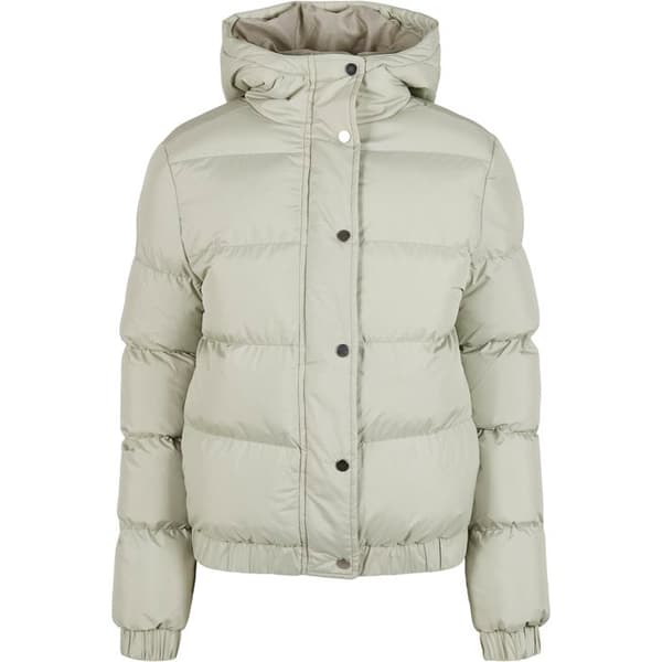 Damjacka - Urban Classics - Hooded puffer jacket - Stora storlekar - Polyester - Svart