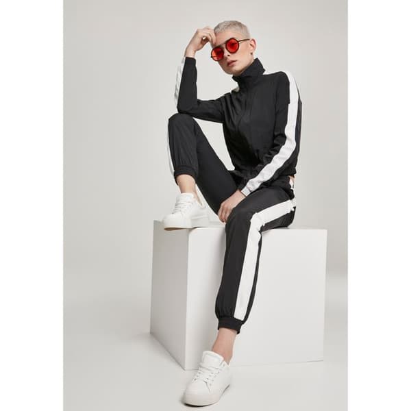 Parka dam - Urban Classic - Randig - Höga kragen - Mesh-foder - Elastiska manschetter
