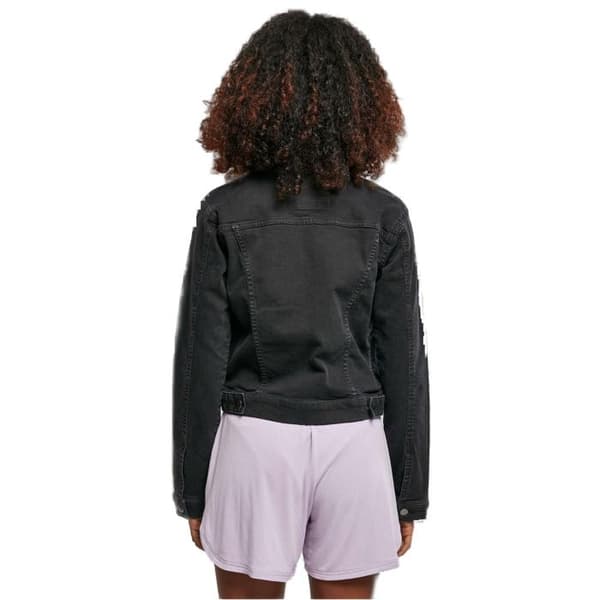 Jeansjacka dam - Urban Classics - Ekologisk - Ekologisk bomull - Regular fit - Svart