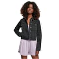 Miniatyrbild 1 av 6: Jeansjacka dam - Urban Classics - Ekologisk - Ekologisk bomull - Regular fit - Svart