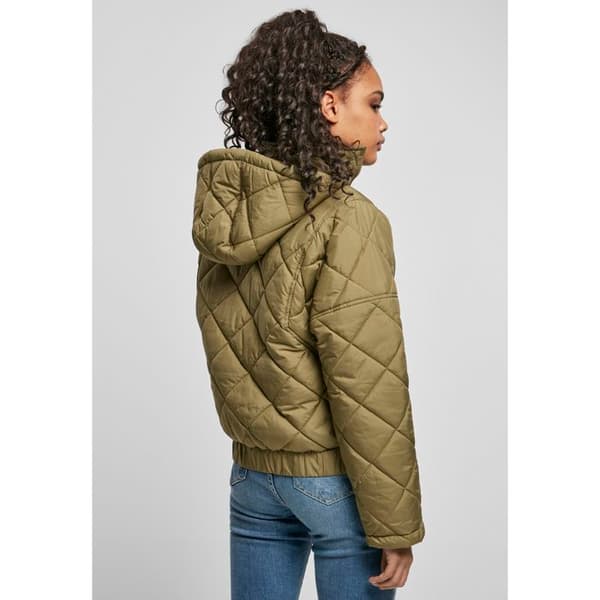 Doudoune dam - Urban Classics - Oversized - Vadderad - Justerbar huva - Praktiska fickor