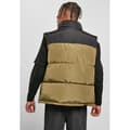 Miniatyrbild 5 av 6: Jacka - Urban Classics - Block Puffer - Svart/Olivegrön - Polyester - Fyllning i Stor Utsträckning
