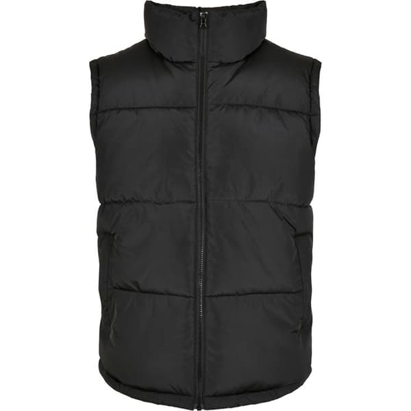 Jacka - Urban Classics - Block Puffer - Svart - Fyllning - Högt krage
