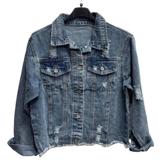 Ripped denim jacket - 3 sizes S-L