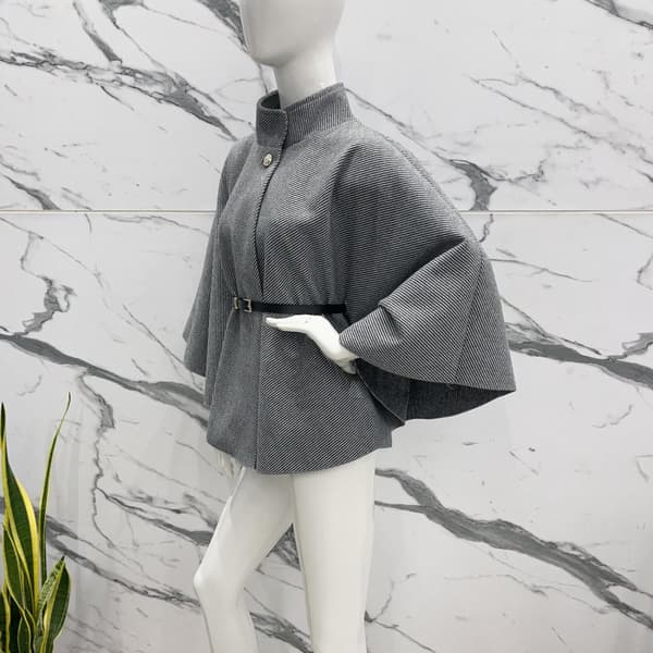 Agélii Fashion - Elegant cape with belt - several colors - one size 38-44