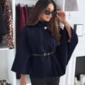 Pikkukuva 5 / 8: Agélii Fashion - Elegant cape with belt - several colors - one size 38-44