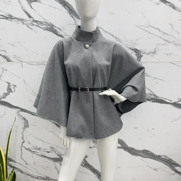 Agélii Fashion - Elegant cape with belt - several colors - one size 38-44