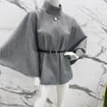 Pikkukuva 8 / 8: Agélii Fashion - Elegant cape with belt - several colors - one size 38-44