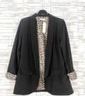 Miniatyrbild 6 av 11: Agélii Fashion - Chic blazer med leopardfoder - flera färger - one-size 38-42