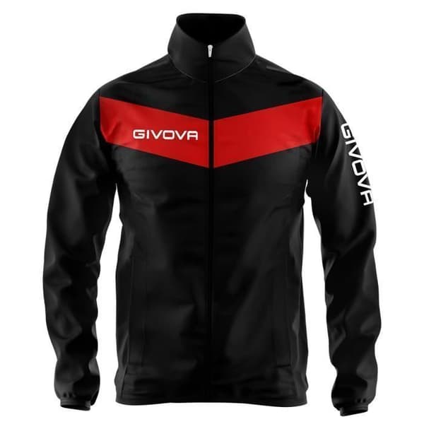 Vattentät jacka - Givova - Barn - 100% nylon - Dold huva - Fickor med dragkedja