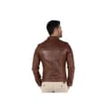 Miniatyrbild 3 av 4: Blouson Oakwood Casey i läder ref 34483 Tabak
