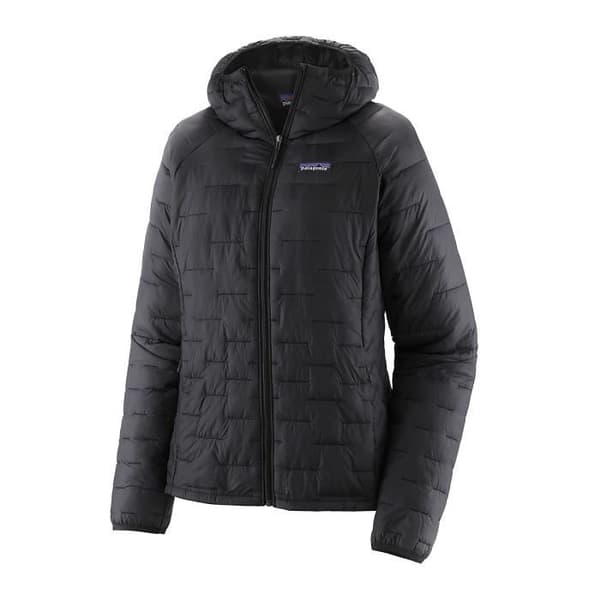 Doudoune Puffer - PATAGONIA - Micro Puff® Hoody - Svart - Dam