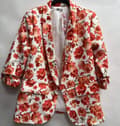 Miniatyrbild 1 av 2: Agélii Fashion - Blommönstrad blazer - flera färger - 4 storlekar S-XL
