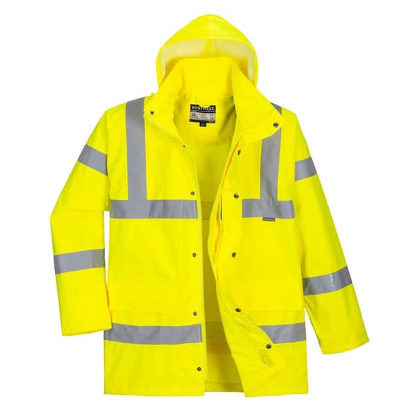 Åndbar Hi-Vis Jakke - Gul XXXL