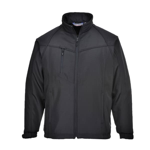 Portwest herr svart Oregon softshelljacka (3L) TK40BKR M