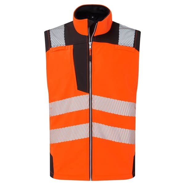 Portwest PW325OBR XXXL Hi-Vis Softshell-väst (3L)