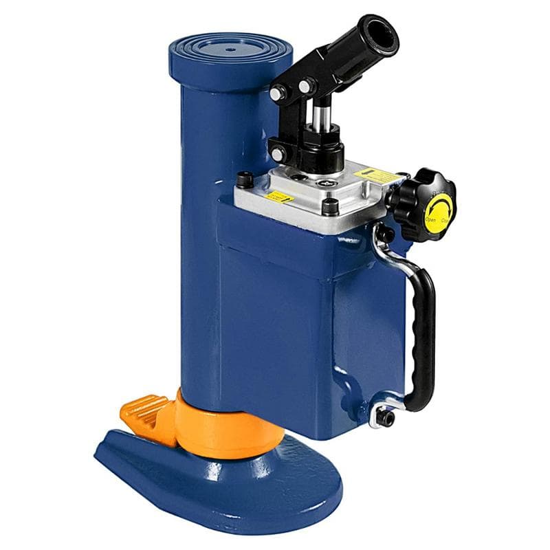 Hydraulisk biltåvajer - 5 ton värmebehandlad stålhydraulisk tåvajer med svängbart hölje - Blå