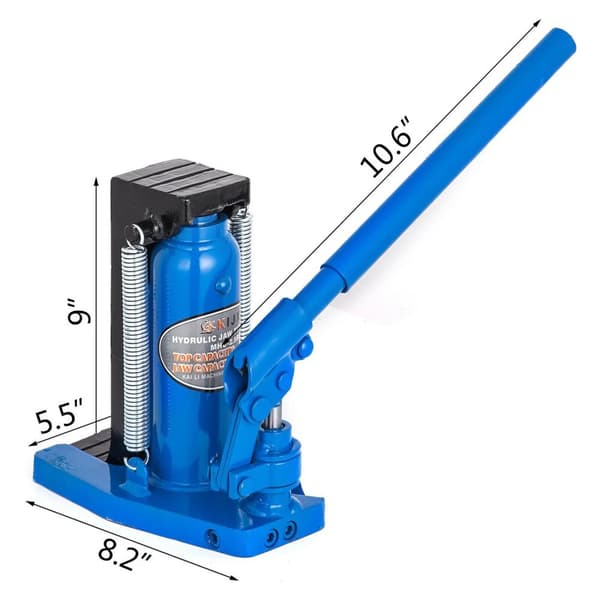 5 ton 115mm lyfthöjd hydraulisk tådomkraft, 2 lyftmetoder, stor kapacitet, robust och hållbar, säker och bekväm att använda
