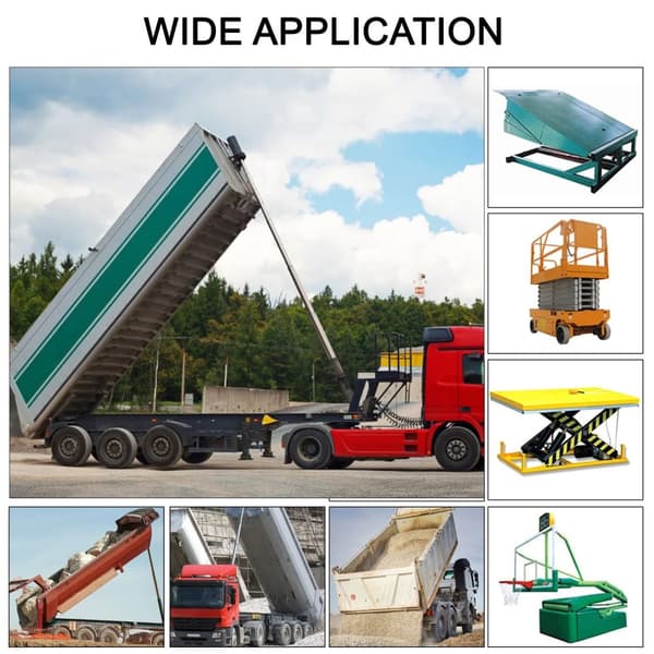 7,6L DC 12V enkelverkande hydraulpump, bil domkraft hydraulpump, snabbstart och lyft, lätt att installera och använda, bred applikation