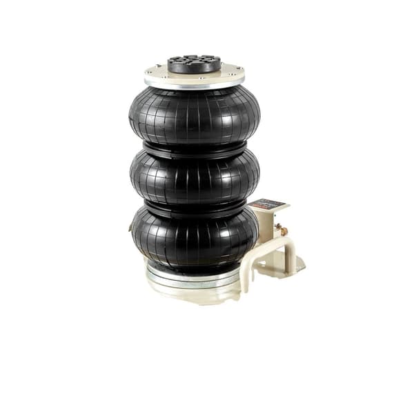 Luft Jack, 6600 lbs Belastningskapacitet, Hurtig 5-Sekunders Løftning, Holdbar Konstruktion,hvid