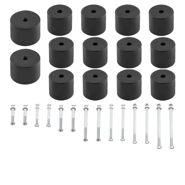Body Lift Block Kit Nissan Navara D22:lle, 2" nostokorkeus, kestävä teräsrakenteinen, korkealaatuiset pultit.