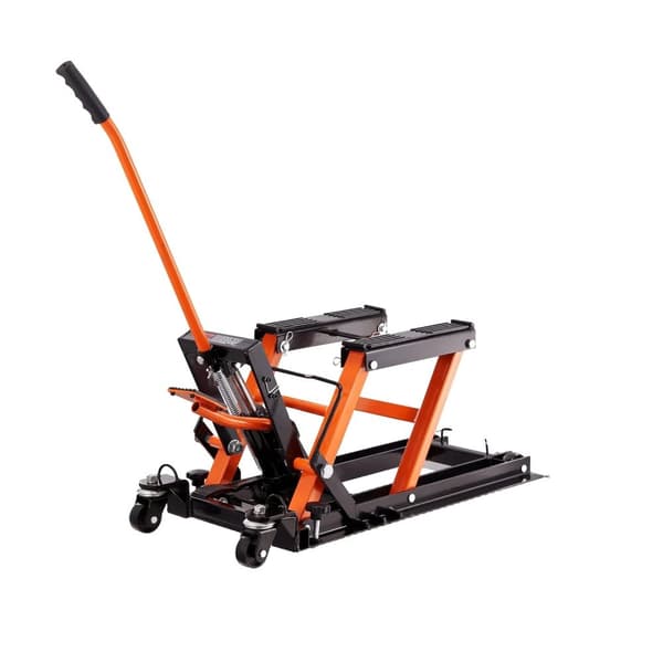 Motorcykel Sakselift, 1100 lbs kapacitet, skridsikker bred platform,1100IBS Support 1500IBS