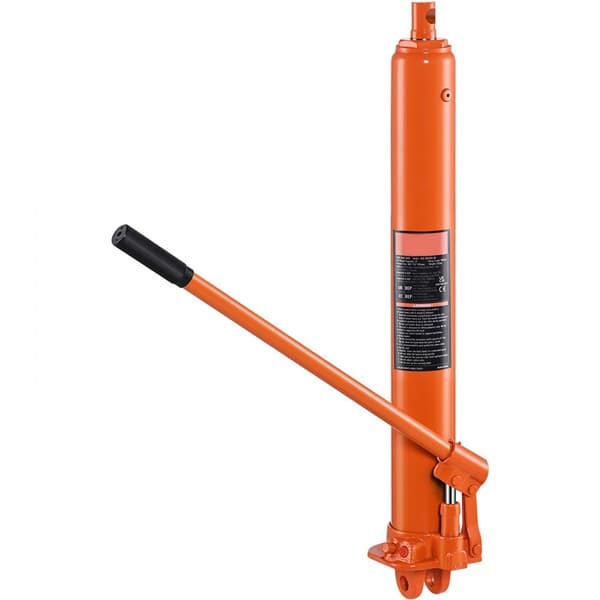 3 tons hydraulisk lång cylinder domkraft med enkelkolvspump, 665-1170 mm justerbar höjd, säker och pålitlig