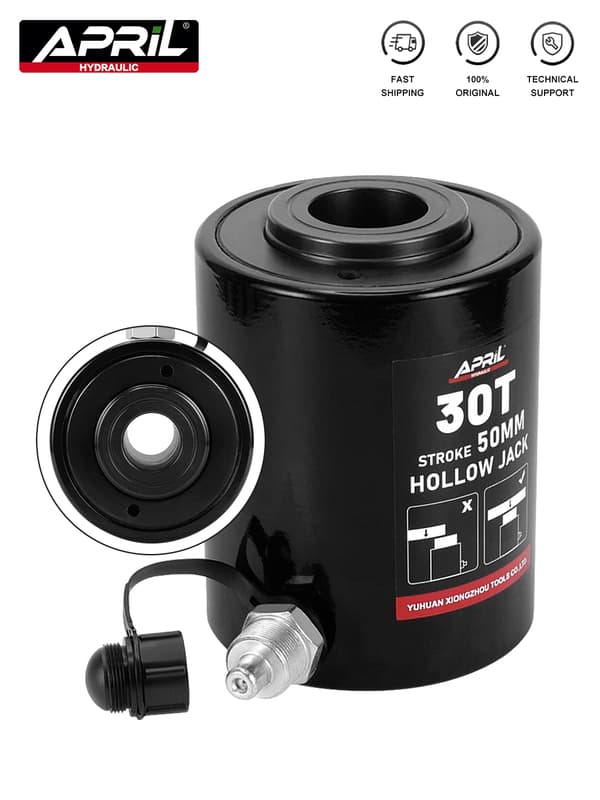Hul Hydraulic Cylinder, 30T Tonnage, 50mm Arbejdsrejse, Tilpasseligt Design