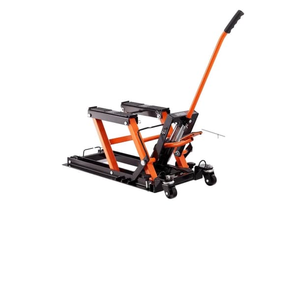Hydraulisk motorcykellift, 1500 LBS kapacitet, justerbar højde,1500 LBS