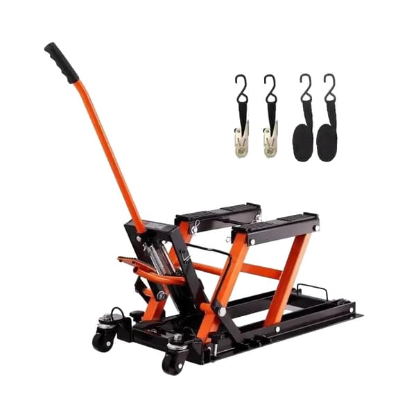 VEVOR Hydraulisk Motorcykel Jack Stand, 1500 lbs Kapacitet, 4,7" til 15" Løfteområde,1500 LBS