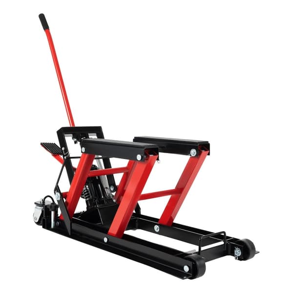Hydraulisk motorcykellift, 680 kg belastningskapacitet, justerbar løfteområde, holdbar konstruktion