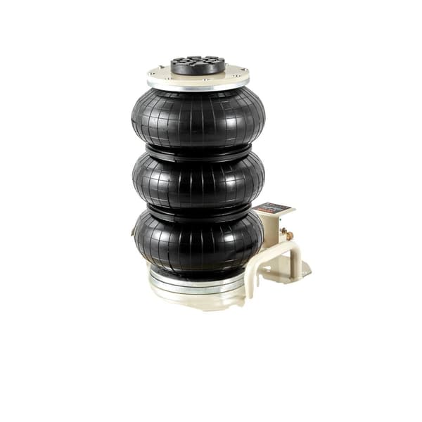 Luft Jack, 6600 lbs Belastningskapacitet, Hurtig 5-Sekunders Løftning, Holdbar Konstruktion,hvid