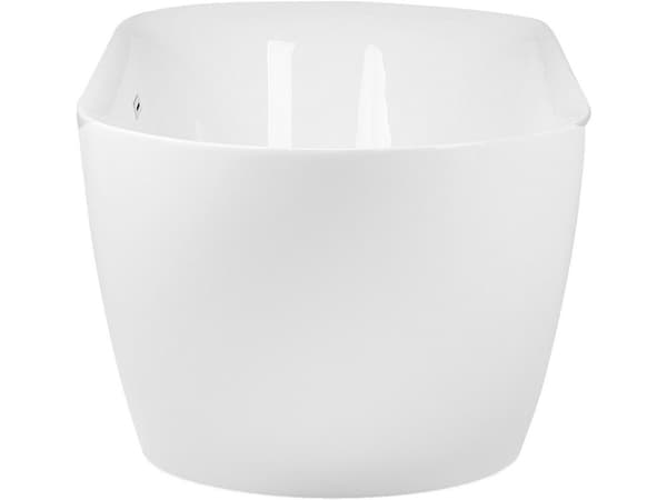 Badkar Vit Silver Akryl 170 cm Modern Oval Fristående Slitstark