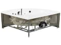 Miniatyrbild 7 av 11: Whirlpool Bath White Sanitary Acrylic LED Illumination Double 206 x 164 cm Oval Modern Design