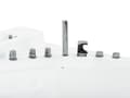 Miniatyrbild 8 av 11: Whirlpool Bath White Sanitary Acrylic LED Illumination Double 206 x 164 cm Oval Modern Design