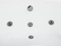 Miniatyrbild 11 av 11: Whirlpool Bath White Sanitary Acrylic LED Illumination Double 206 x 164 cm Oval Modern Design